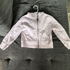 Crewcuts Light Pink Zip-Up Hoodie